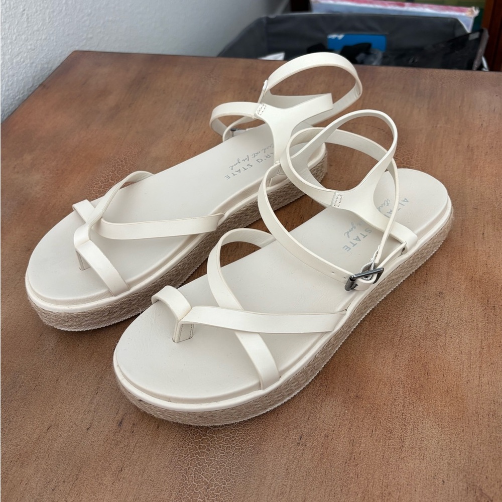 Altar’d State Cream Sandals